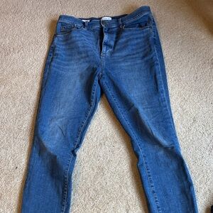 LOFT Women's High Rise Jeans - Blue